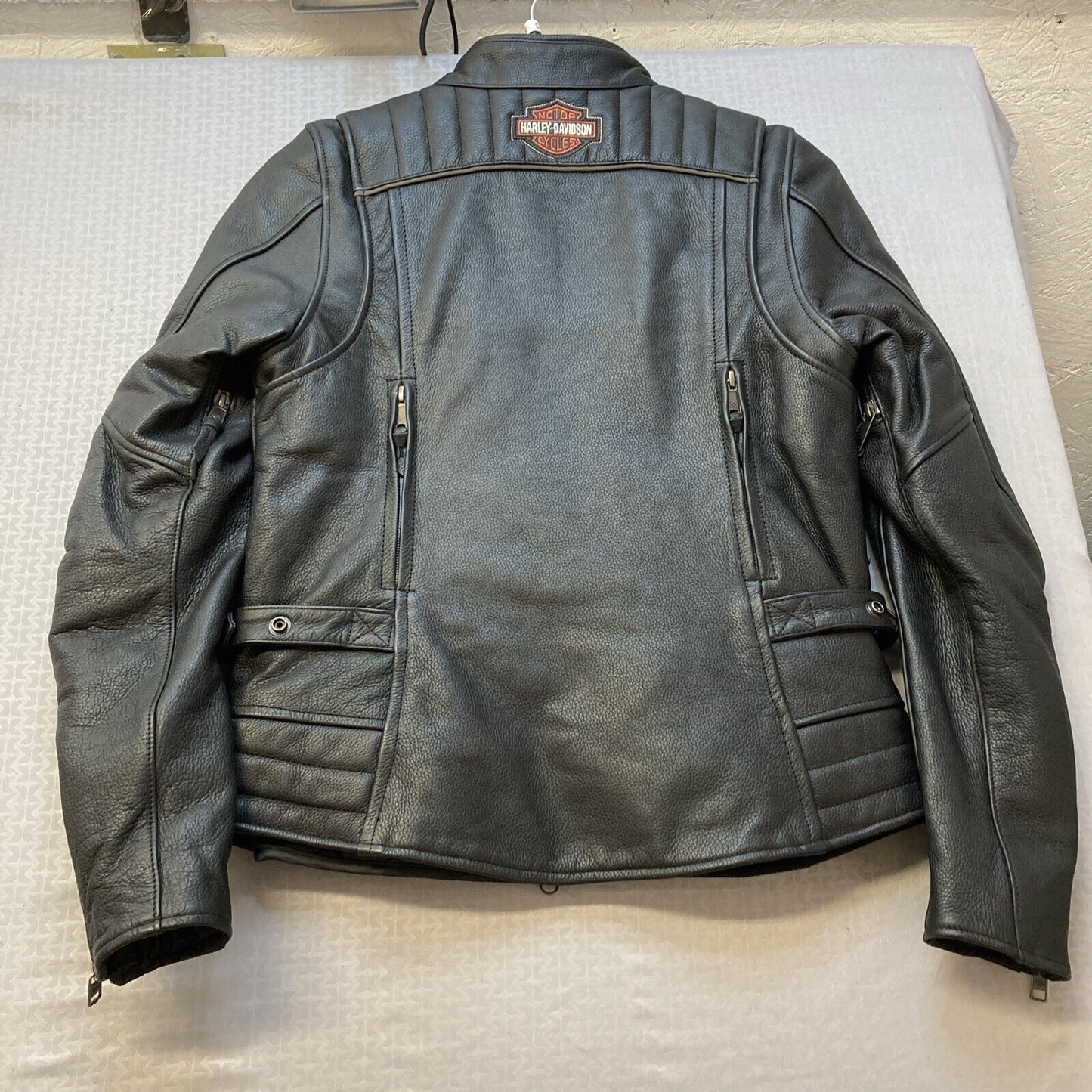 NEW GENUINE HARLEY DAVIDSON 98004-20VW SMALL Women's Leather Jacket Vanocker