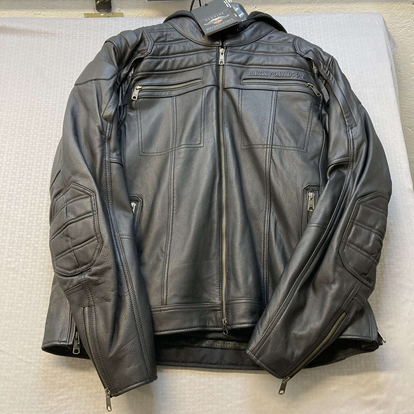 NEW GENUINE HARLEY DAVIDSON 98003-21VM XL Auroral II 3-in-1 Leather Jacket