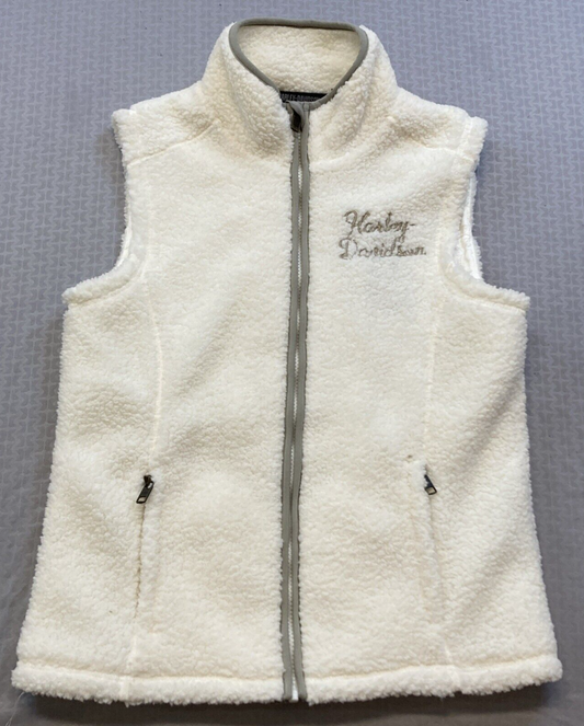 NEW GENUINE HARLEY DAVIDSON 96191-23VW XS Women's Shift Gears Sherpa Vest