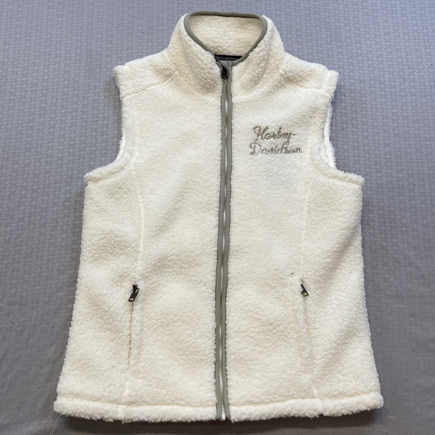 NEW GENUINE HARLEY DAVIDSON 96191-23VW LG Women's Shift Gears Sherpa Vest