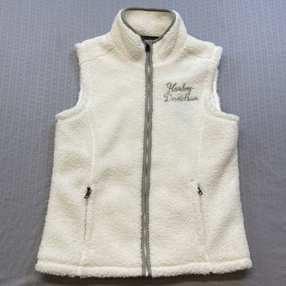 NEW GENUINE HARLEY DAVIDSON 96191-23VW LG Women's Shift Gears Sherpa Vest
