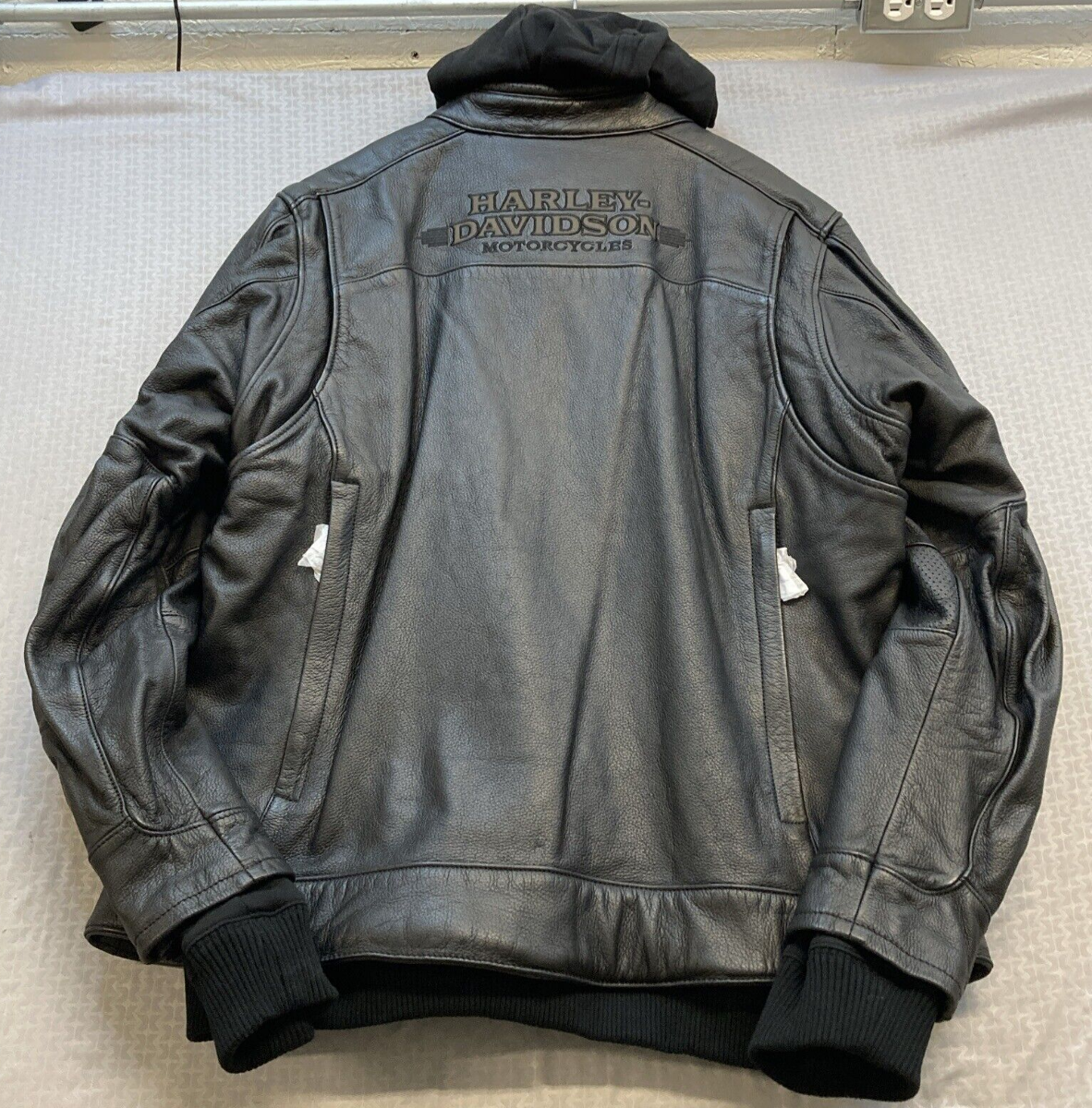 NEW GENUINE HARLEY DAVIDSON 98045-19VM 2XL Men's Swingarm 3-in-1 Leather Jacket