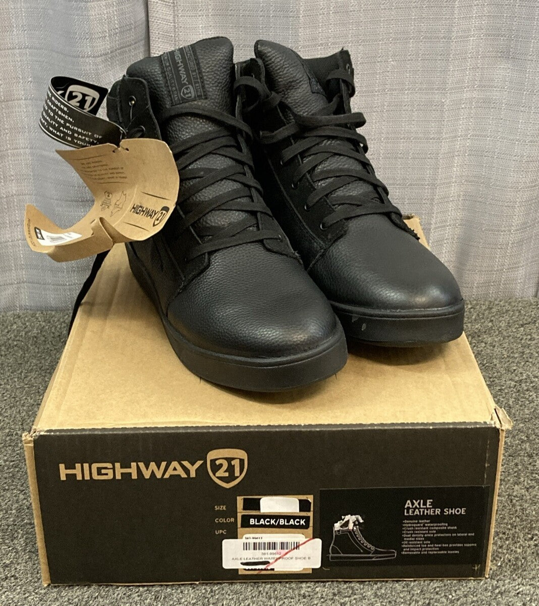NEW GENUINE HIGHWAY 21 361-99612 SIZE 12 Axle Leather Waterproof Shoes