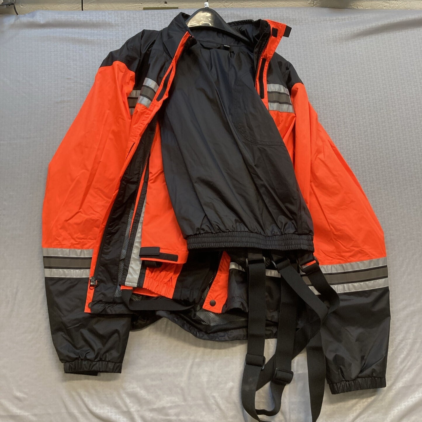 NEW GENUINE HARLEY DAVIDSON 98155-21VM SM MENS HI-VIS RAINWEAR SUIT REFLECTIVE