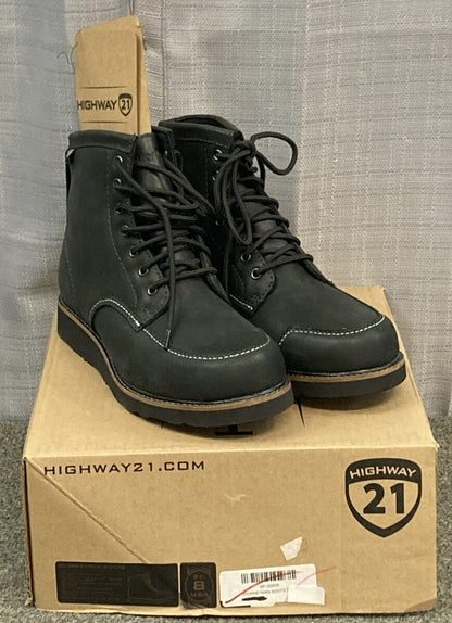 NEW GENUINE HIGHWAY 21 361-80608 Journeyman Boots SIZE 8