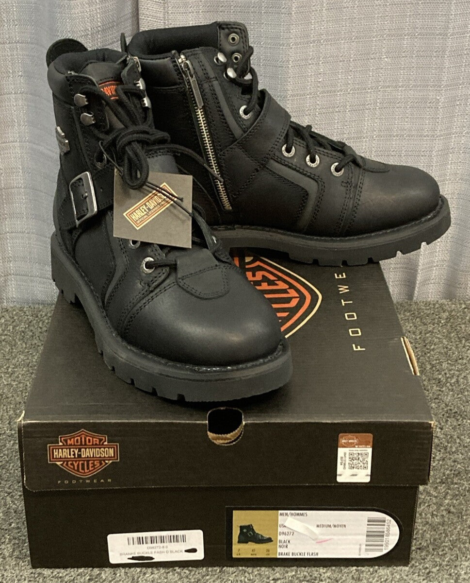 NEW GENUINE HARLEY DAVIDSON D96272 SIZE 8 BRAKE BUCKLE FLASH BLACK