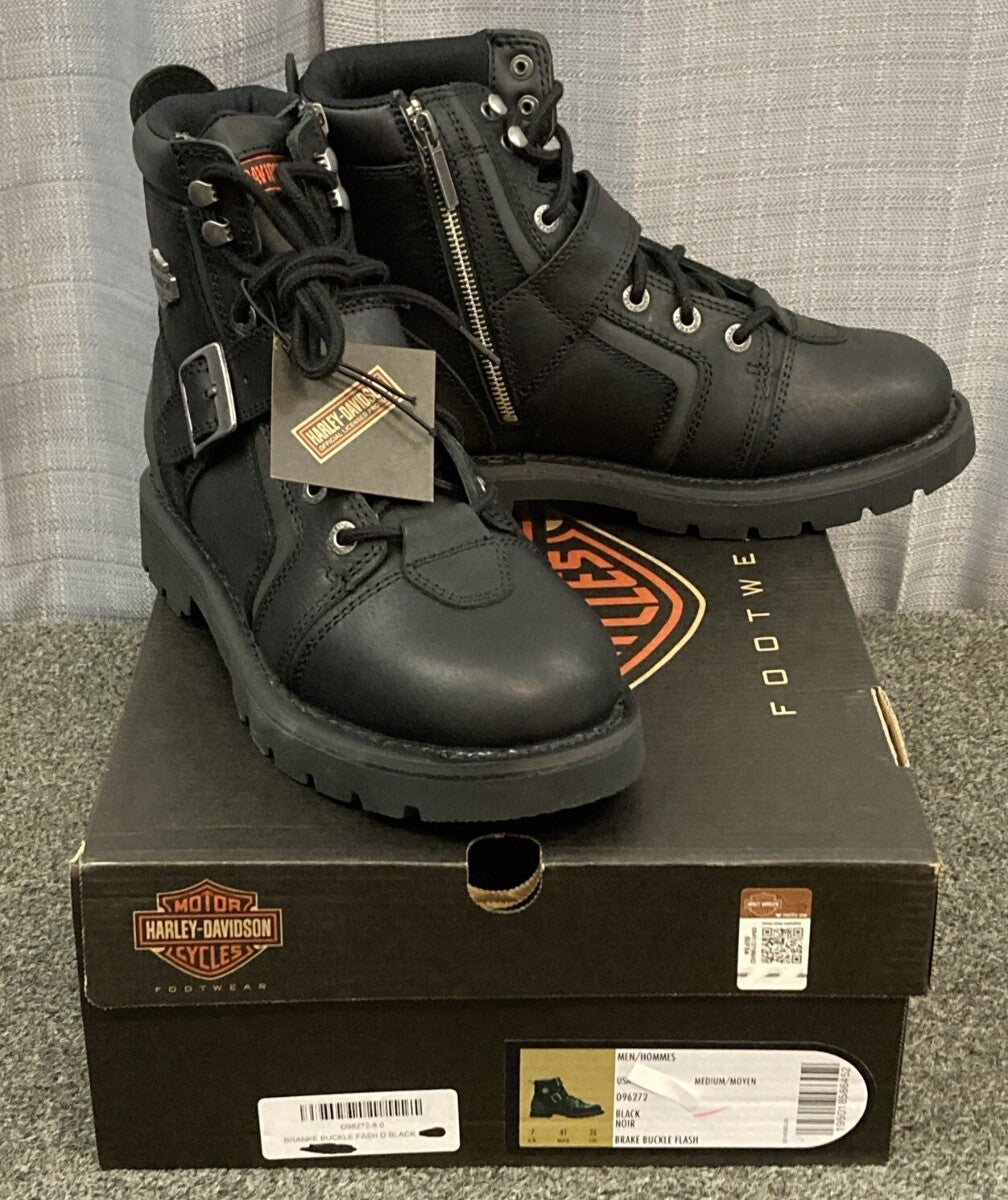 NEW GENUINE HARLEY DAVIDSON D96272 SIZE 9 BRAKE BUCKLE FLASH BLACK