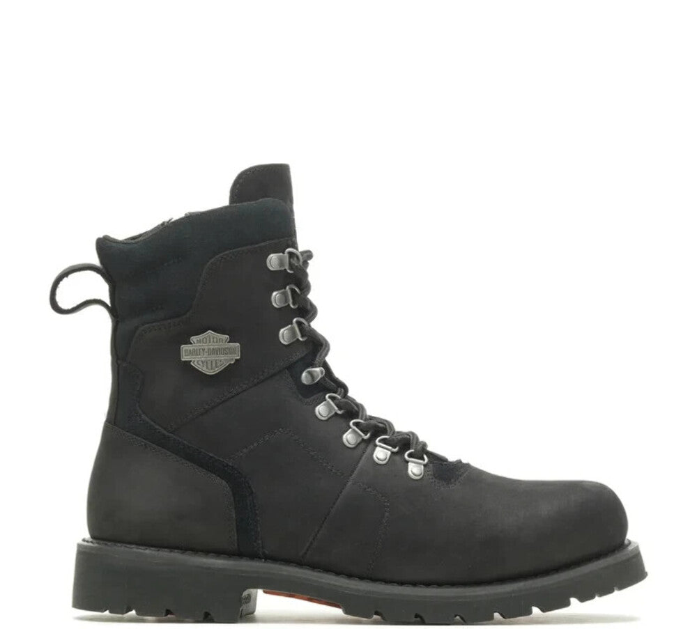 NEW GENUINE HARLEY DAVIDSON D96239 SIZE 8 BLACK BANNACK 8" Leather Riding Boot