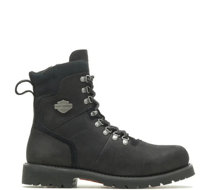 NEW GENUINE HARLEY DAVIDSON D96239 SIZE 8 BLACK BANNACK 8" Leather Riding Boot