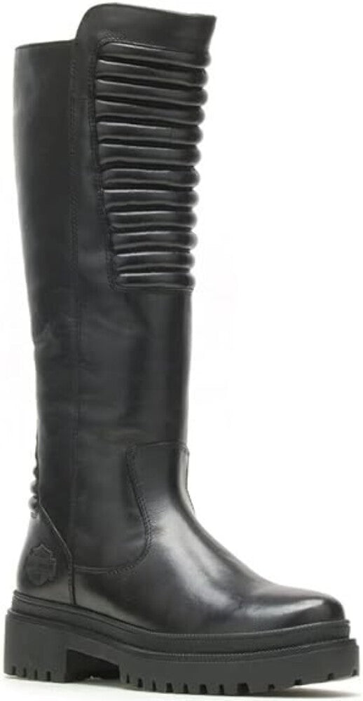 NEW GENUINE HARLEY DAVIDSON D87216 SIZE 8.5 Kamton 13.5-Inch Women's Black Boots