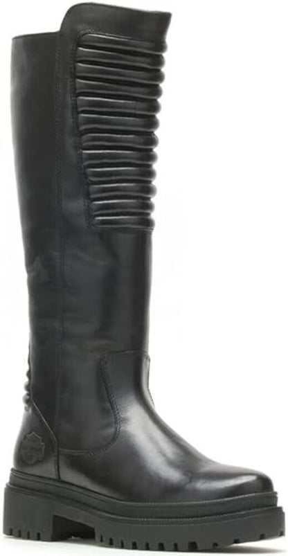 NEW GENUINE HARLEY DAVIDSON D87216 SIZE 9 Kamton 13.5-Inch Women's Black Boots