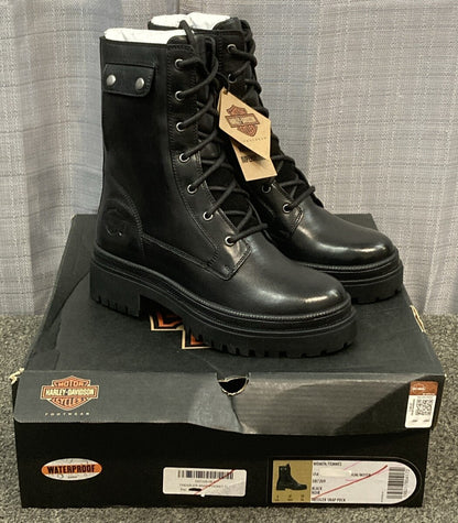 NEW GENUINE HARLEY DAVIDSON D87209 SIZE 6 Tressler Snap Pocket Boots