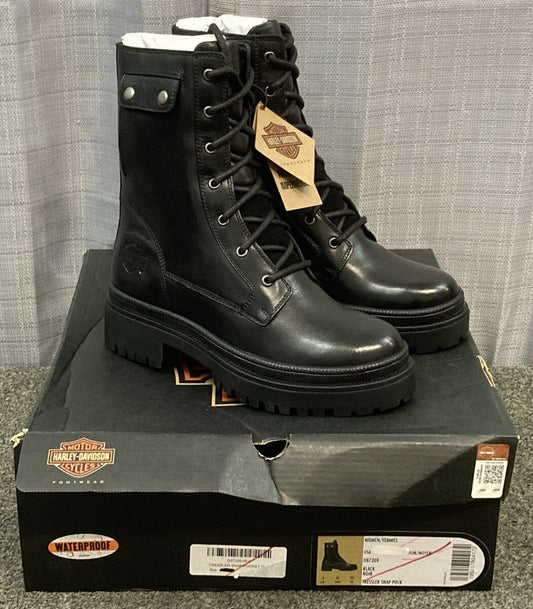 NEW GENUINE HARLEY DAVIDSON D87209 SIZE 6 Tressler Snap Pocket Boots