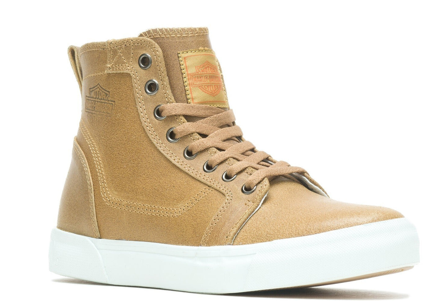 NEW GENUINE HARLEY DAVIDSON D71010 SIZE 6 Delmont DE TAN Sneakers