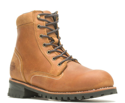 NEW GENUINE HARLEY DAVIDSON D96267 SIZE 8 BENTLER M 6" BROWN MOTORCYCLE BOOT