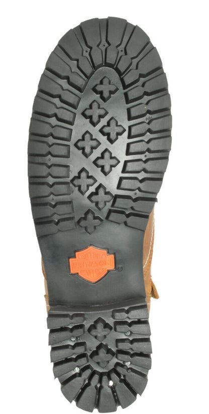 NEW GENUINE HARLEY DAVIDSON D96267 SIZE 8 BENTLER M 6" BROWN MOTORCYCLE BOOT