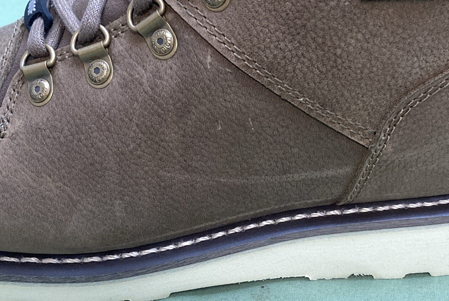 NEW HARLEY DAVIDSON D96249 SIZE 9 MEN'S DENWAY 5" BEIGE LEATHER RIDING BOOTS