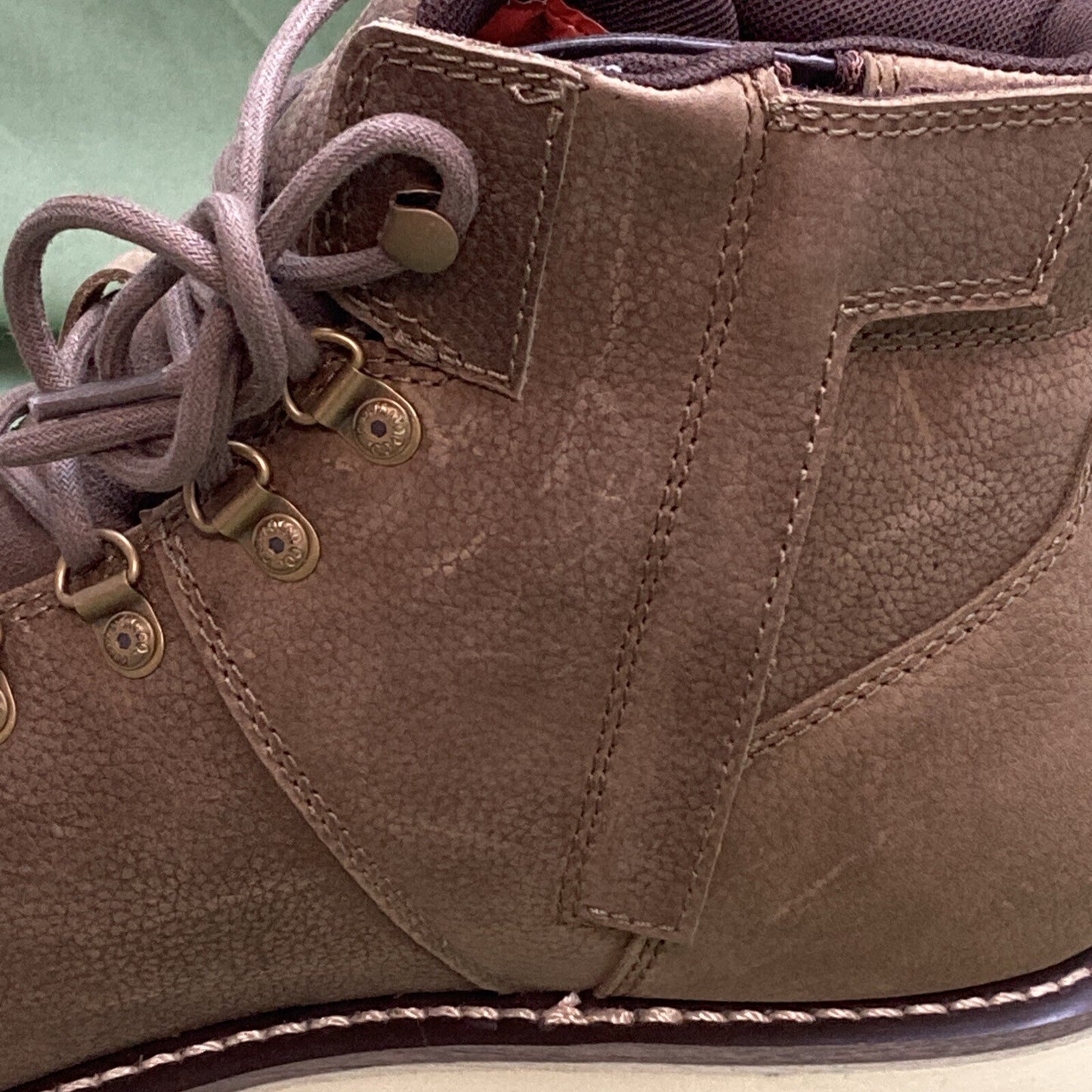 NEW HARLEY DAVIDSON D96249 SIZE 11 MEN'S DENWAY 5"  BEIGE LEATHER RIDING BOOTS