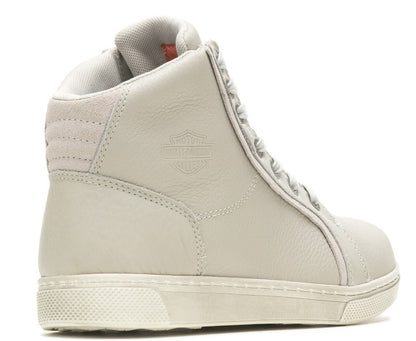 NEW HARLEY DAVIDSON D87224 SIZE 9 WOMENS MACKEY 4" GREY MOTORCYCLE SNEAKER BOOTS