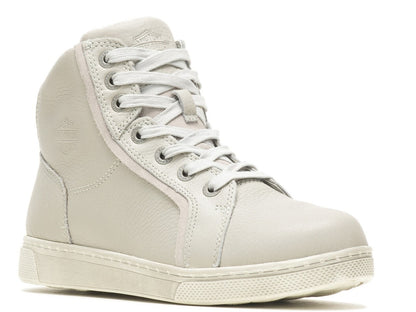 NEW HARLEY DAVIDSON D87224 SIZE 9.5 WOMEN MACKEY 4" GREY MOTORCYCLE SNEAKER BOOT