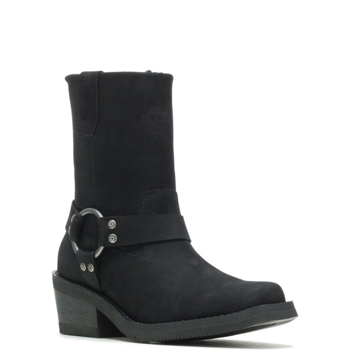 NEW HARLEY DAVIDSON D87243 SIZE 5 WOMEN'S KORSEN BLACK 7" FASHION HARNESS BOOTS