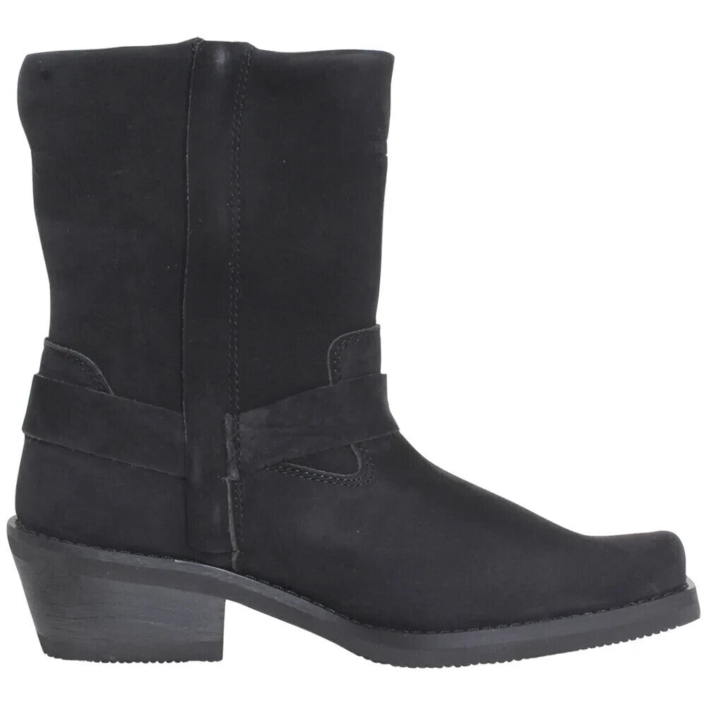 NEW HARLEY DAVIDSON D87243 SIZE 6 WOMEN'S KORSEN BLACK 7" FASHION HARNESS BOOTS