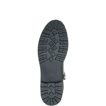 NEW HARLEY DAVIDSON D84779 SIZE 9.5 WOMEN'S VALENE 9" BLK LEATHER/CANVAS BOOTS