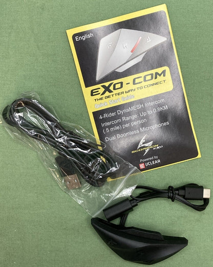 NEW SCORPION EXO 75-2077X EXO-Com Full Face Helmet Matte Black XL EXO-T520