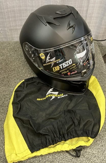 NEW SCORPION EXO 75-2077X EXO-Com Full Face Helmet Matte Black XL EXO-T520