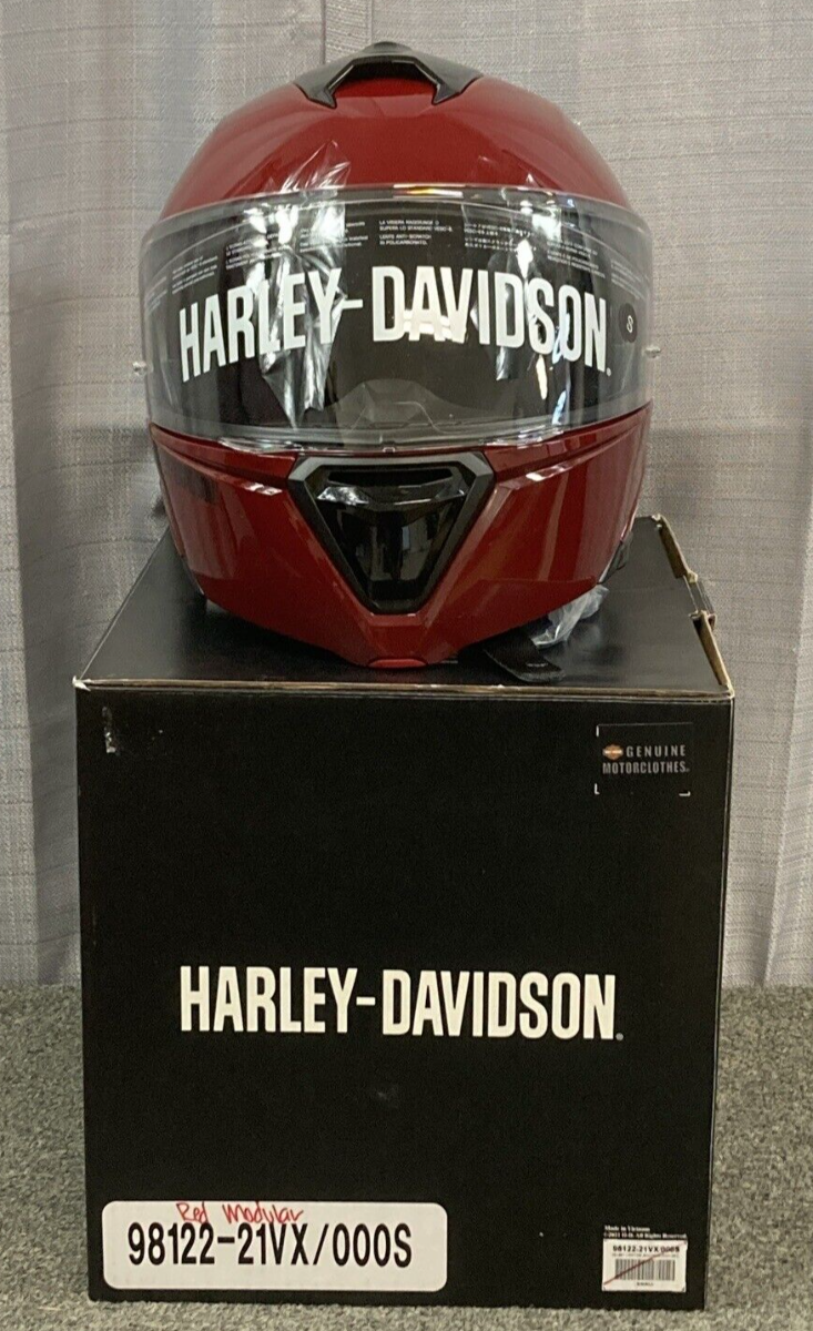 NEW HARLEY DAVIDSON 98122-21VX/000S Capstone Mod DOT ECE SMALL NO BAG
