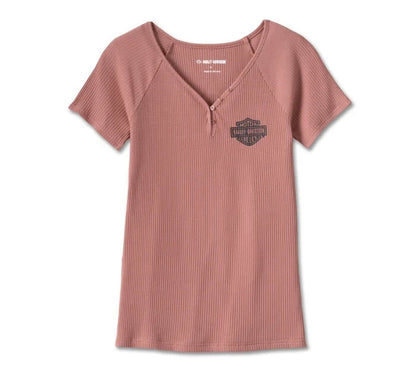 NEW GENUINE HARLEY DAVIDSON 96702-23VW SMALL Women's Creed Club Tee Knit PINK
