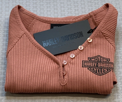 NEW GENUINE HARLEY DAVIDSON 96702-23VW XLARGE Women's Creed Club Tee Knit PINK