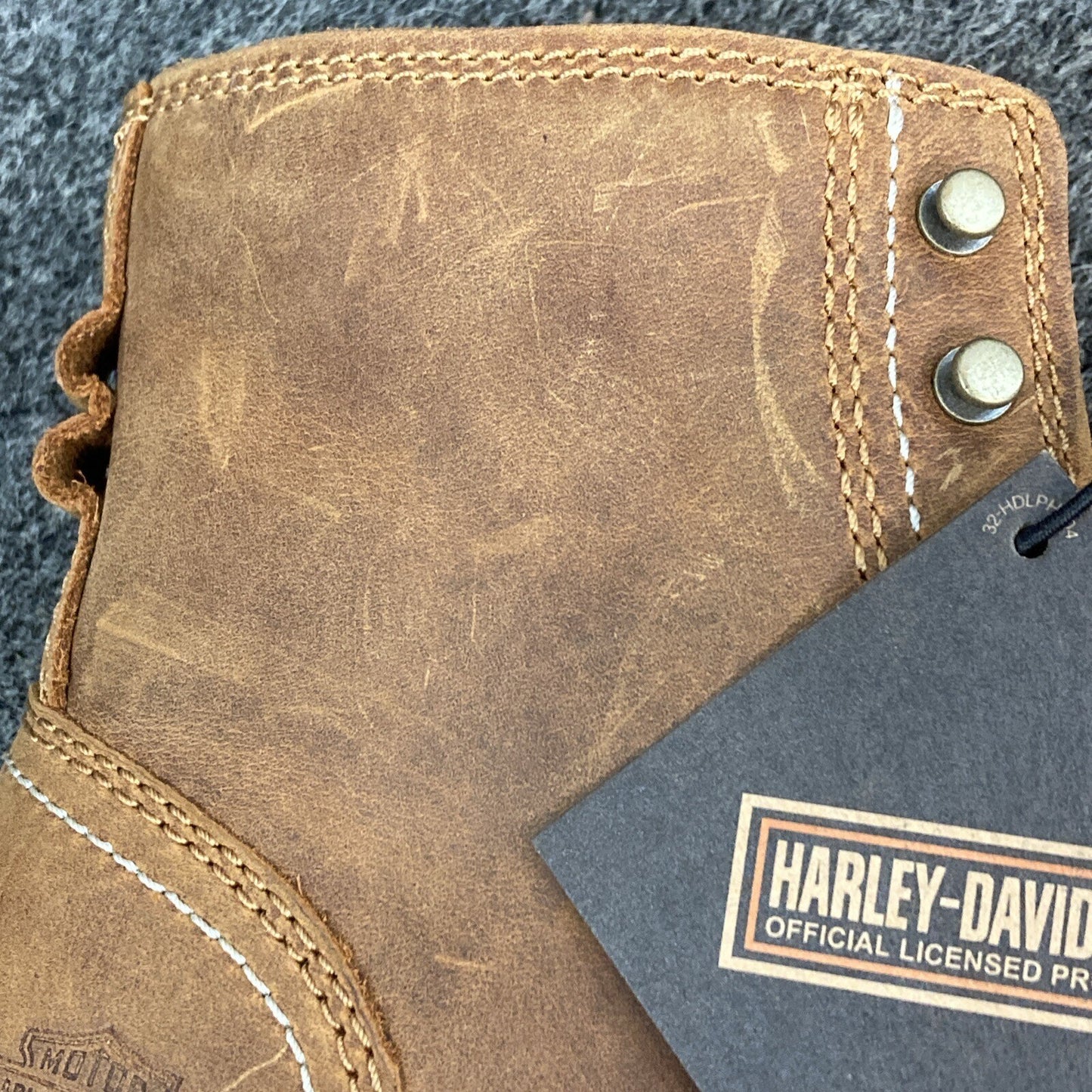 NEW HARLEY DAVIDSON D87237 SIZE 6 WOMEN'S BENTLER 5" BROWN MOTORCYCLE BOOTS