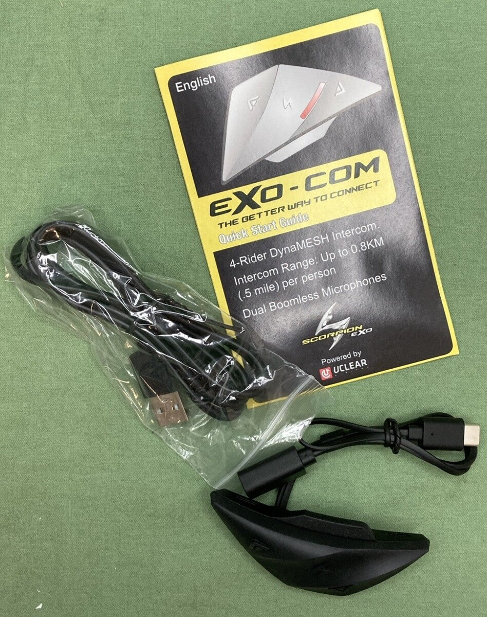 NEW SCORPION EXO 75-2028S SM GT930 TRANSFORMER HELMET W/ EXO-COM KIT
