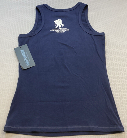 NEW GENUINE HARLEY DAVIDSON 96477-22VW WOMEN'S LARGE TANK KNIT WWP BLUE