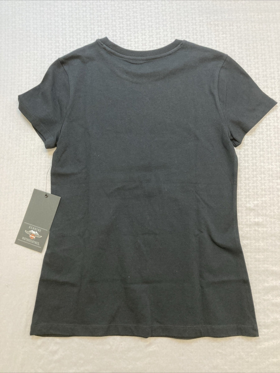 NEW GENUINE HARLEY DAVIDSON 96253-22VW XS Women's #1 Skull Graphic Tee