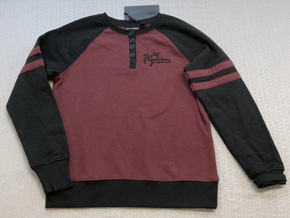 NEW GENUINE HARLEY DAVIDSON 96395-23VW LRG Women's Open Road Pullover Tawny Port