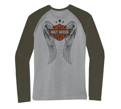 NEW GENUINE HARLEY DAVIDSON 96200-23VW XLARGE TEE KNIT WWP GREEN COLORBLOCK