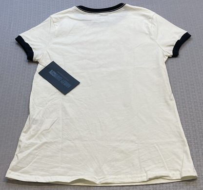 NEW GENUINE HARLEY DAVIDSON 96642-22VW XS TEE KNIT OFF WHITE SOLID RINGER