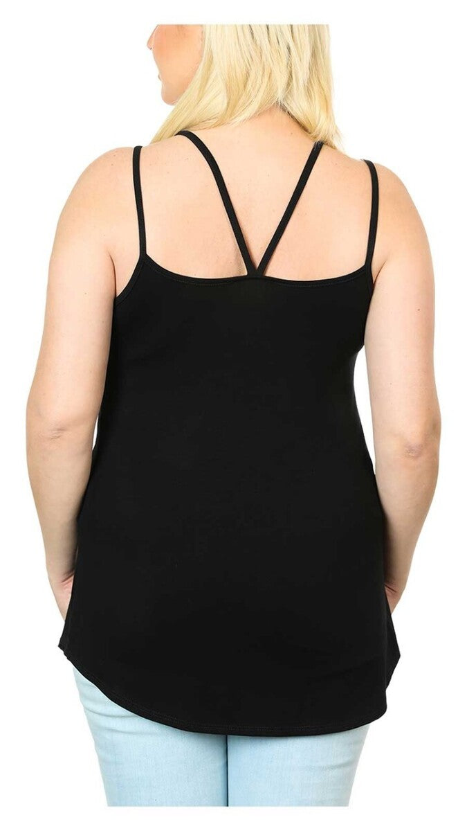 NEW HARLEY DAVIDSON HT4639BLK XS Women's Embellished Winged B&S V-Neck TANK TOP