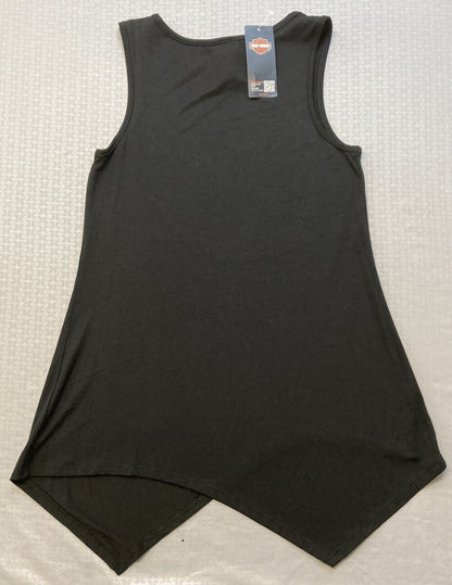 NEW GENUINE HARLEY DAVIDSON HT4641BLK SMALL WOMEN'S DEFACE SKULL TANK
