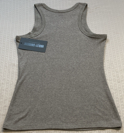 NEW GENUINE HARLEY DAVIDSON 99110-22VW SMALL TANK KNIT LIGHT HEATHER GREY