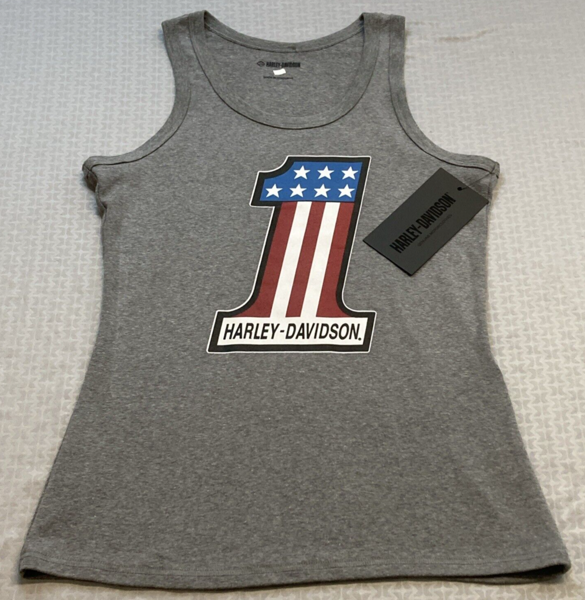 NEW GENUINE HARLEY DAVIDSON 99110-22VW XSMALL TANK KNIT LIGHT HEATHER GREY