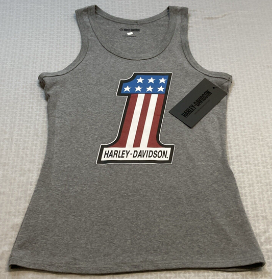 NEW GENUINE HARLEY DAVIDSON 99110-22VW XSMALL TANK KNIT LIGHT HEATHER GREY