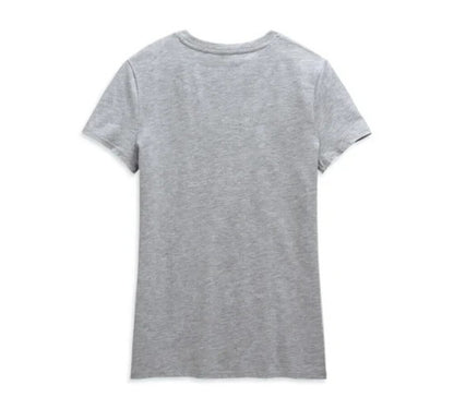 NEW GENUINE HARLEY DAVIDSON 99106-20VW XS TEE KNIT GREY Retro Outline