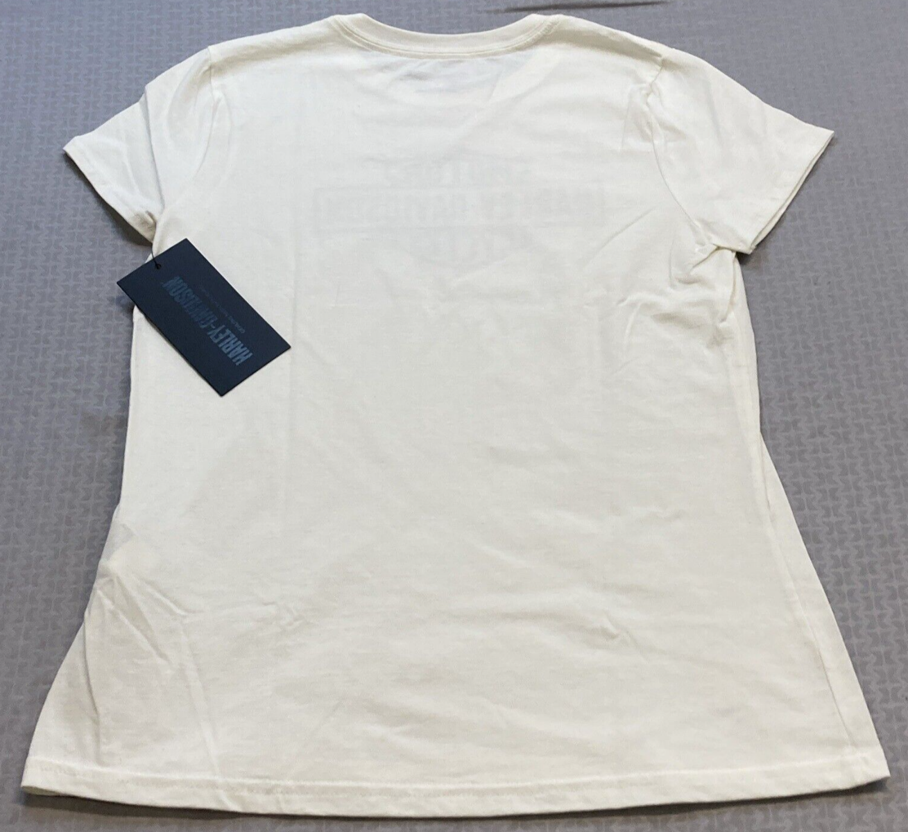 NEW GENUINE HARLEY DAVIDSON 96645-22VW 2XL TEE KNIT OFF WHITE Cloud Dancer