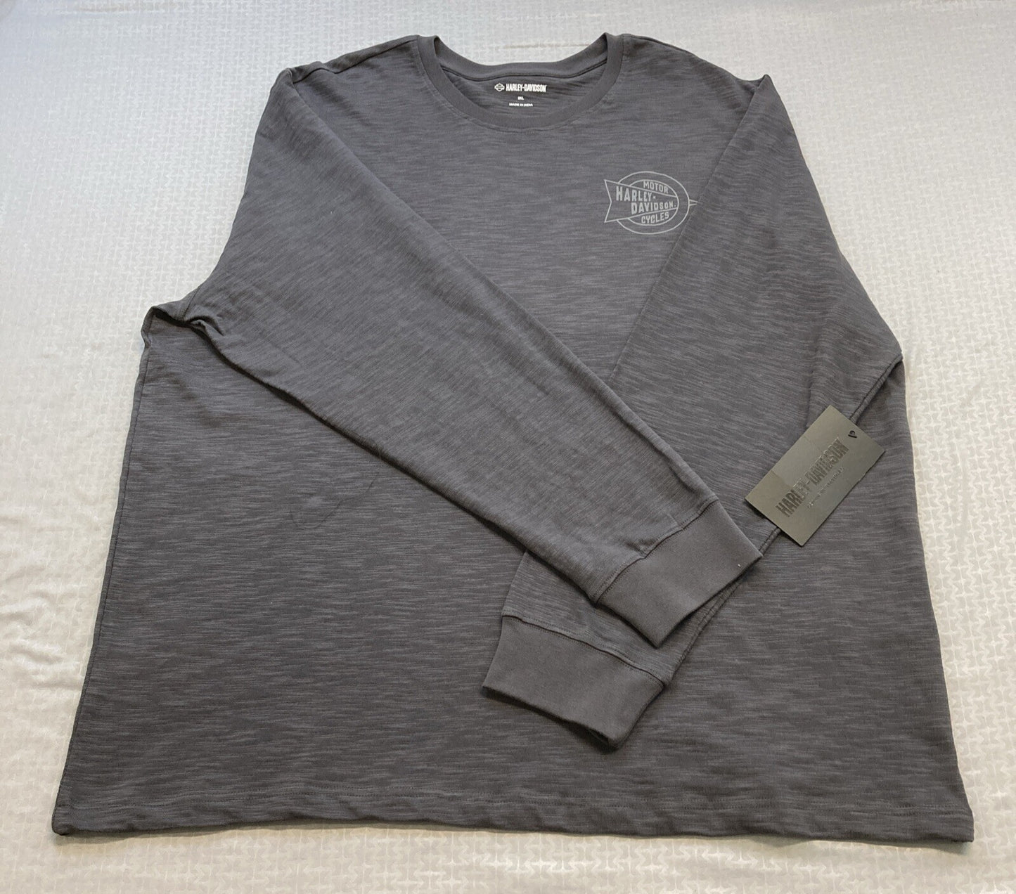 NEW GENUINE HARLEY DAVIDSON 96081-23VM MEN'S 3XL TEE KNIT DARK GREY