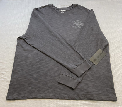 NEW GENUINE HARLEY DAVIDSON 96081-23VM MEN'S 3XL TEE KNIT DARK GREY