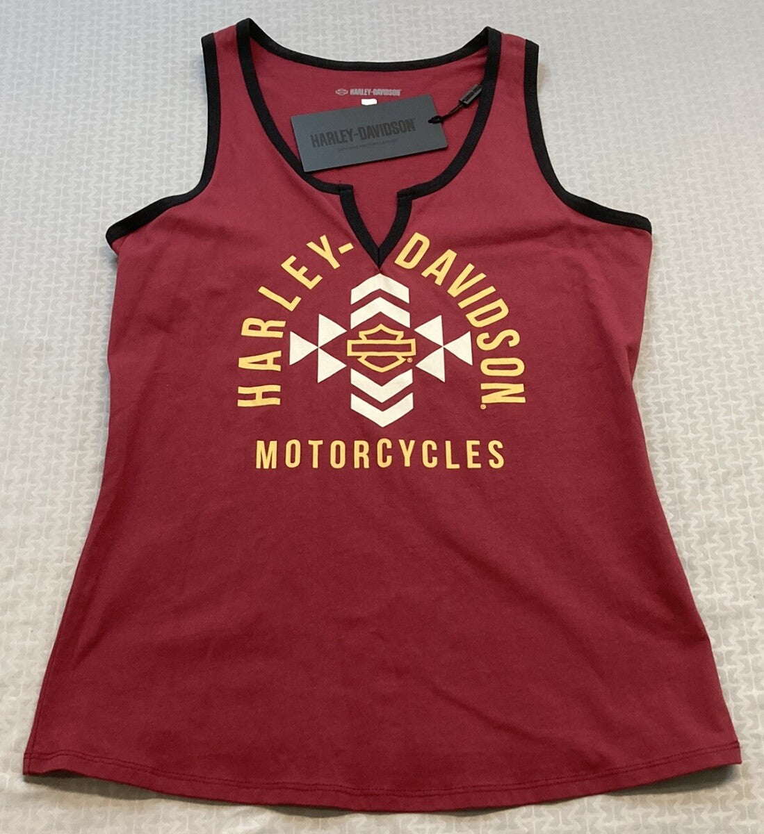 NEW GENUINE HARLEY DAVIDSON 96213-23VW XSMALL TANK KNIT RED Call Of The Wild