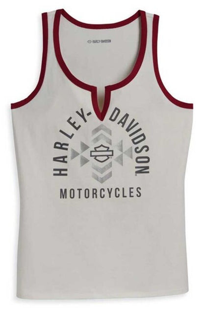 NEW GENUINE HARLEY DAVIDSON 96211-23VW WOMEN'S XSMALL TANK KNIT OFF WHITE